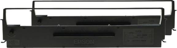 Epson Dual Pack - Zwart - Lint - voor LX 300+ (C13S015647)-0