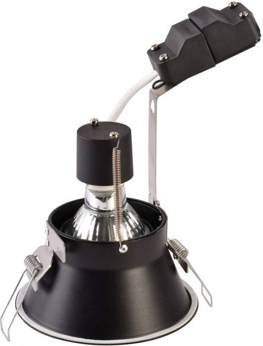 SLV 113160 Horn-O Inbouwlamp LED GU10 50 W Zwart (mat)-1
