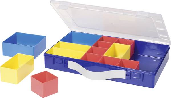 Hünersdorff Assortimentskoffer (l x b x h) 332 x 232 x 55 mm Aantal vakken: 14 Variabele onderverdeling Box Inhoud 1 stuk(s)