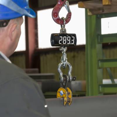 PCE Instruments PCE-CS 300LD PCE-CS 300LD Kraanweegschaal Weegbereik (max.) 300 kg werkt op batterijen Zwart-5