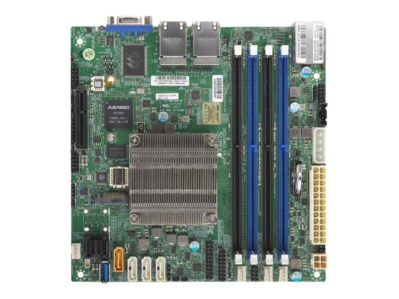 SUPERMICRO A2SDi-4C-HLN4F Mini-ITX Moederbord Intel Atom C3558 USB 3.0 4 x Gigabit LAN-0