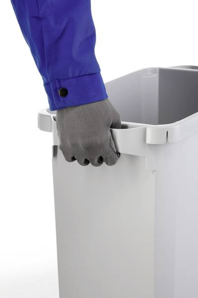 Recyclingcontainer 60 l H600xB280xD590mm grijs zonder deksel geschikt v. levensm-5