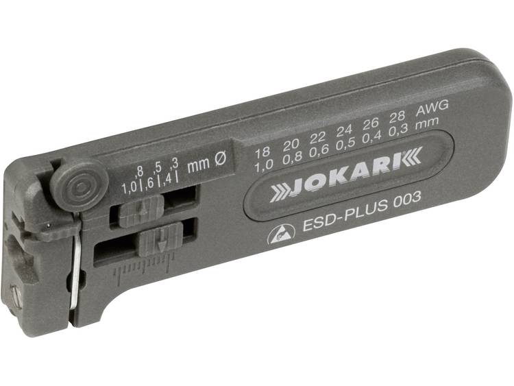 Jokari ESD-PLUS 002 Micro-striptang ESD-Plus Ø 0,25 tot 0,80 mm, AWG 30 20 Kabels met een buitenmant