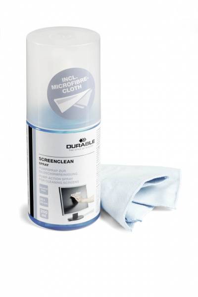 Duurzame schermreinigingsspray met doekje, reinigingsset 200 ml-4