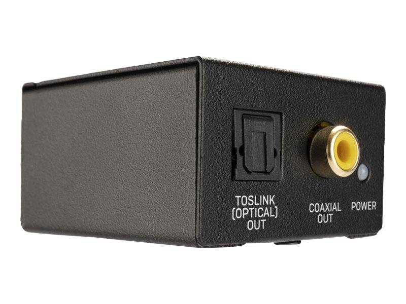LINDY AV Converter Lindy - Analog-Digital-Audiowandler - Schwarz [RCA - Coaxiaal, Toslink]-2