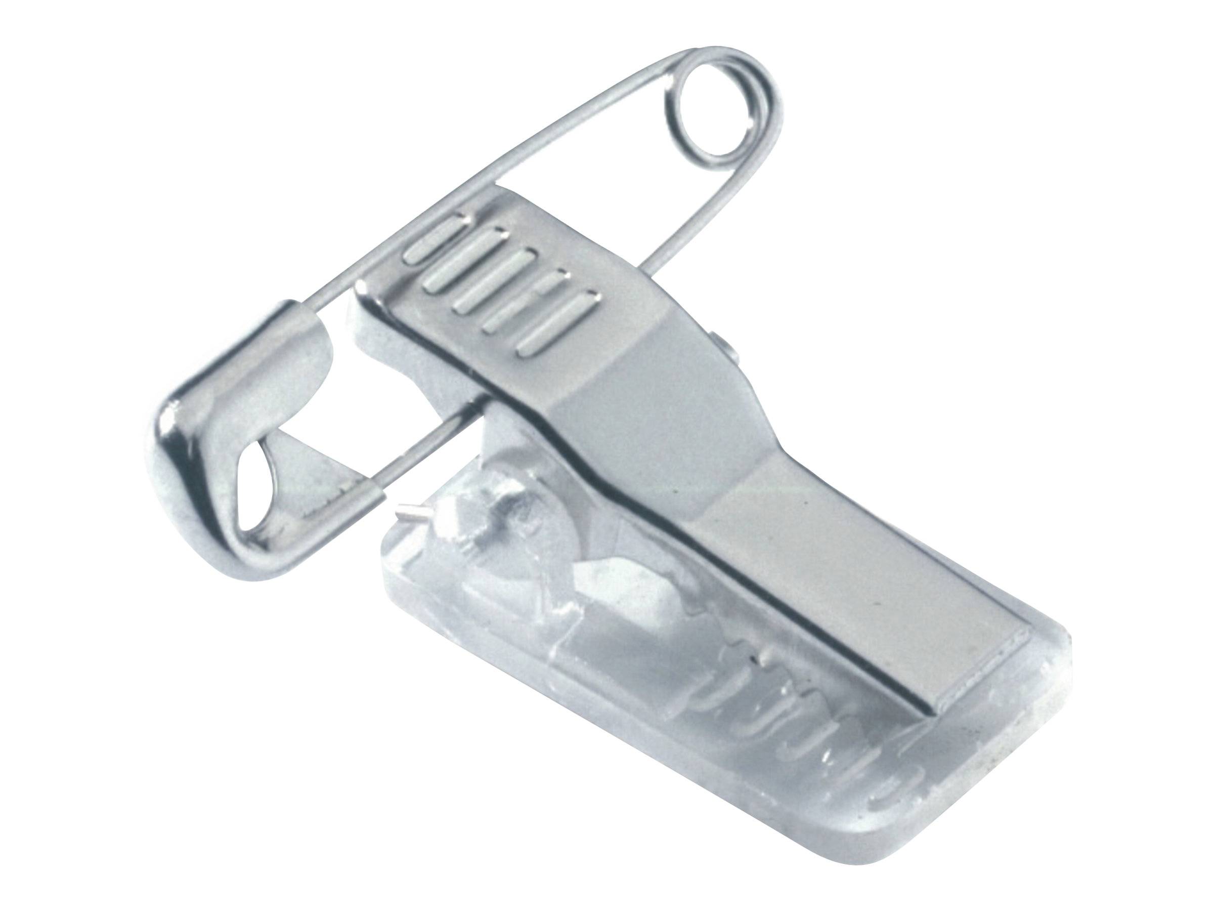Duurzame naamplaatjes met clip, 40x75 mm, acryl, verpakking van 25 stuks.-4