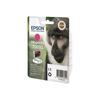 Epson Monkey SinglePack Yellow T0894 Durabrite Ultra -inkt
