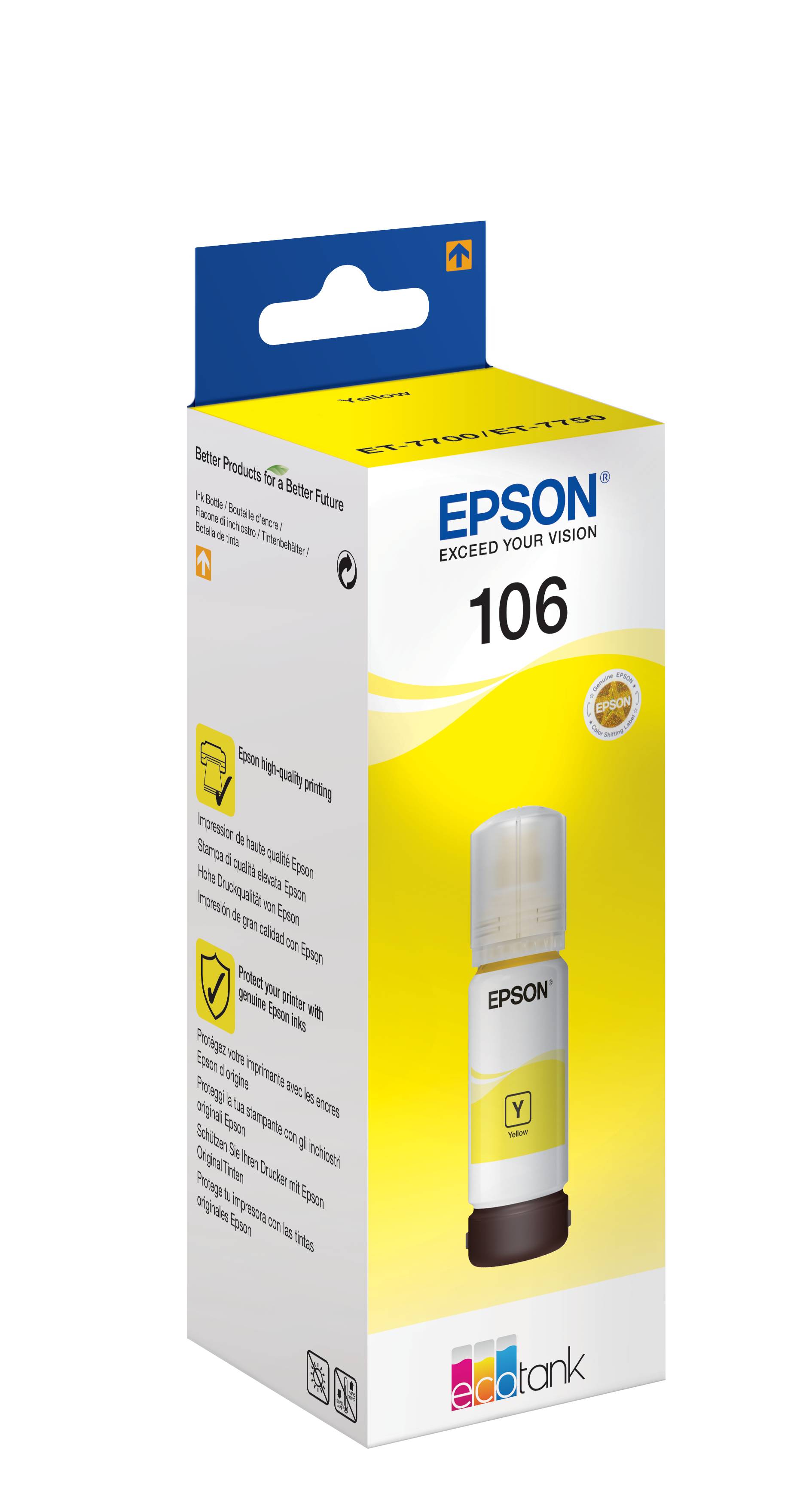 Epson C13T00R440 Navulinkt Geschikt voor apparatuur (merk): Epson Geel-7