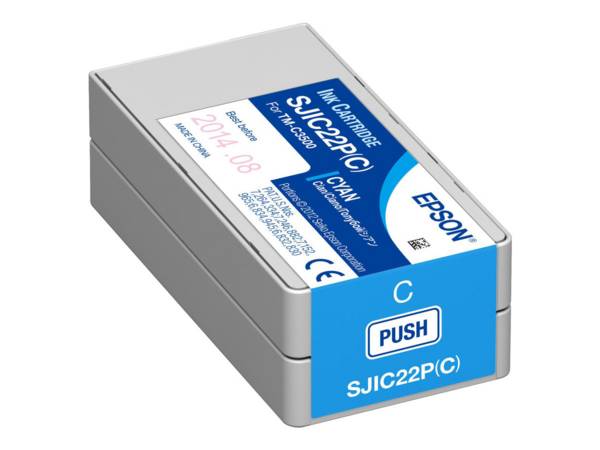 Epson Inktcartridge SJI-C-22-P-(C) Origineel  Cyaan C33S020602