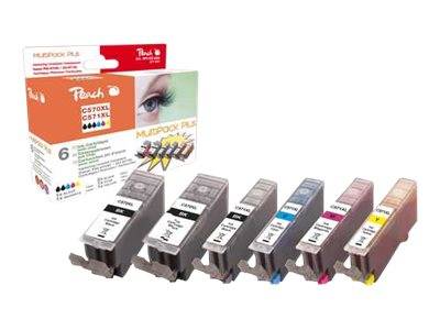 Perzikcartridge Canon PGI-570XL/CLI-571XL MultiPackPlus COM-0