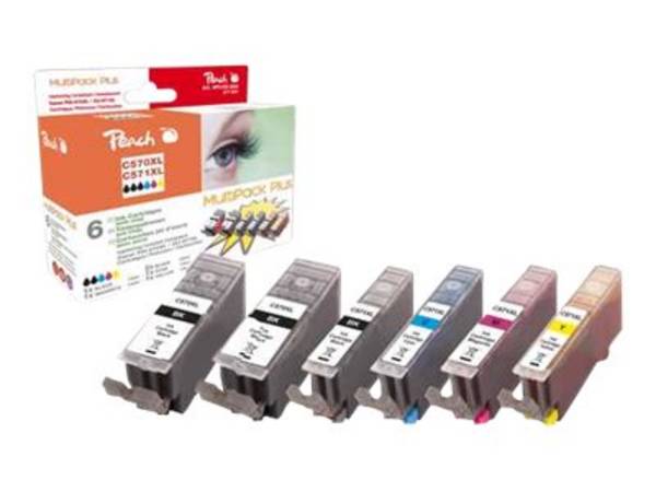 Perzikcartridge Canon PGI-570XL/CLI-571XL MultiPackPlus COM