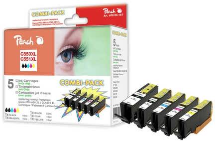 Inktspaarpakket PI100-167 compatibel met Canon PGI-550XL CLI-551XL-2