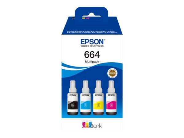 Epson Multiverpakking 4 kleuren EcoTank 664