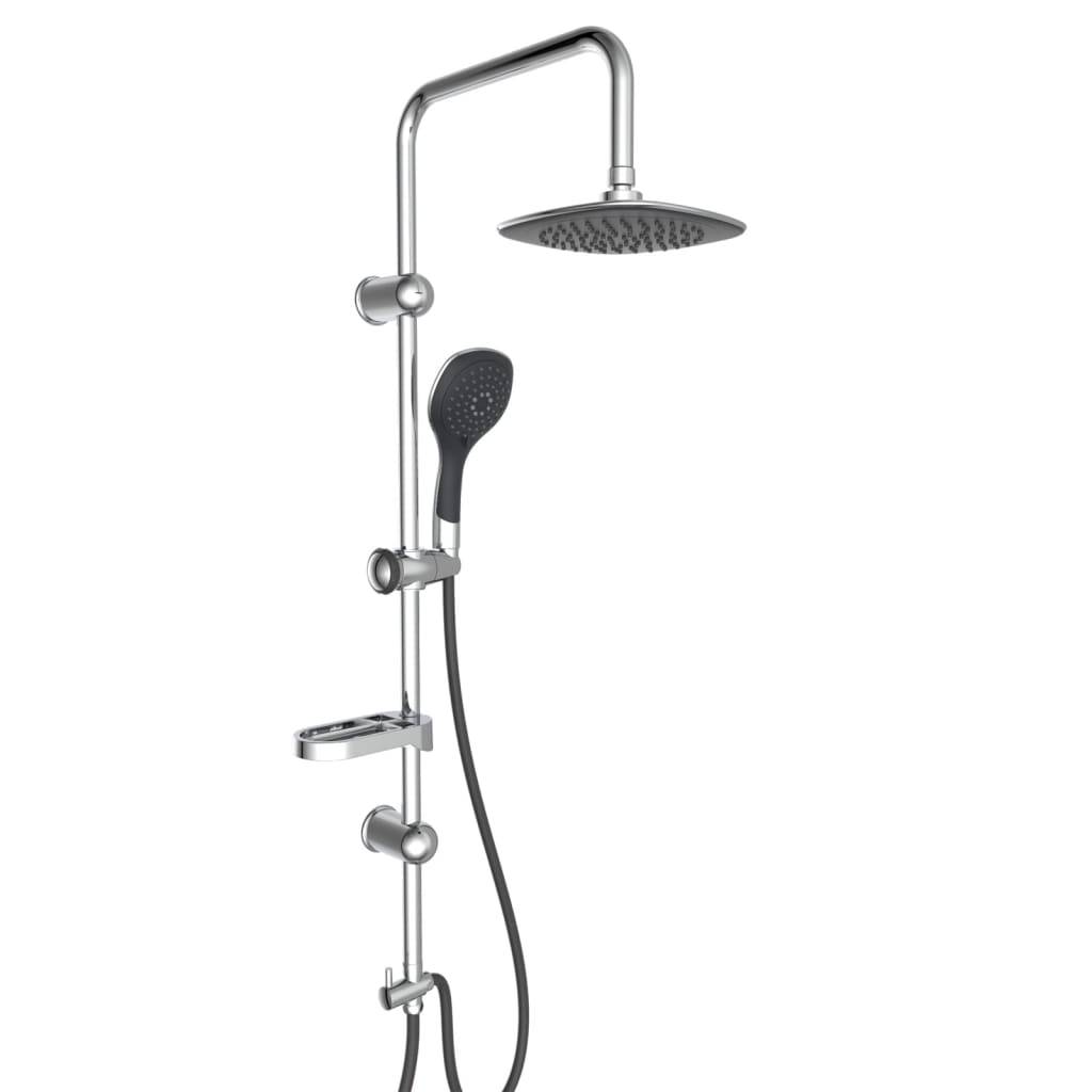 Eisl duschtraum hoofddouche set - chroom-zwart 90025607967839002560796783-0