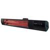 Sunred - Terrasverwarmer - Dark lijn - Zwart - Wand model - Carbon rosé goud technologie - 2000 W –