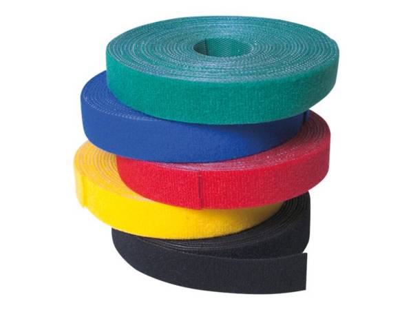 LogiLink kabelbinders met klittenbandsluiting geel 1,6cm x 4m