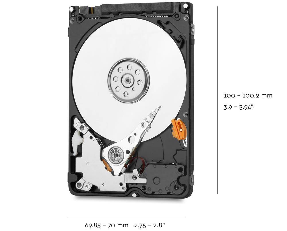 Western Digital 2000 GB Harde schijf (2.5 inch) SATA III WD20SPZX-7