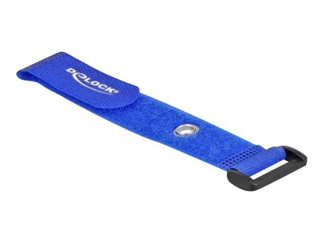 DELOCK Klittenbandkabelbinders met lus en bevestigingsoog L-0