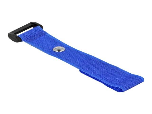 DELOCK Klittenbandkabelbinders met lus en bevestigingsoog L-2