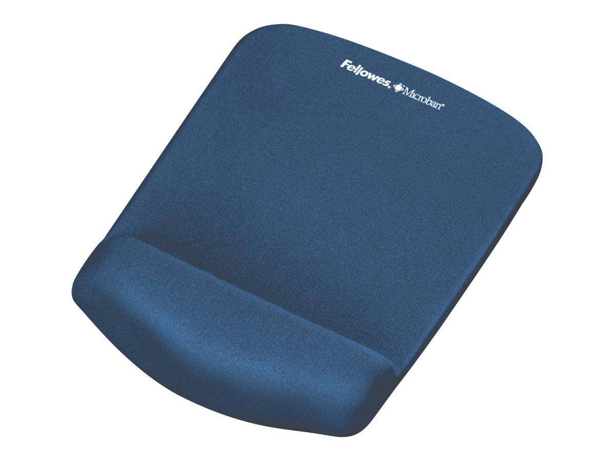Fellowes muismat polssteun PlushTouch blauw