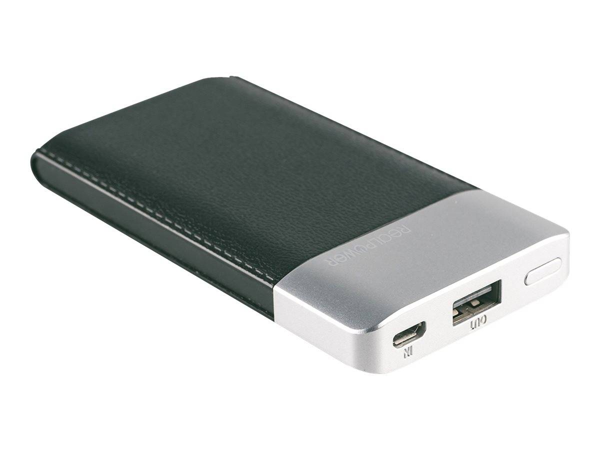 RealPower PB-4000 Powerbank 4000 mAh LiPo Zwart