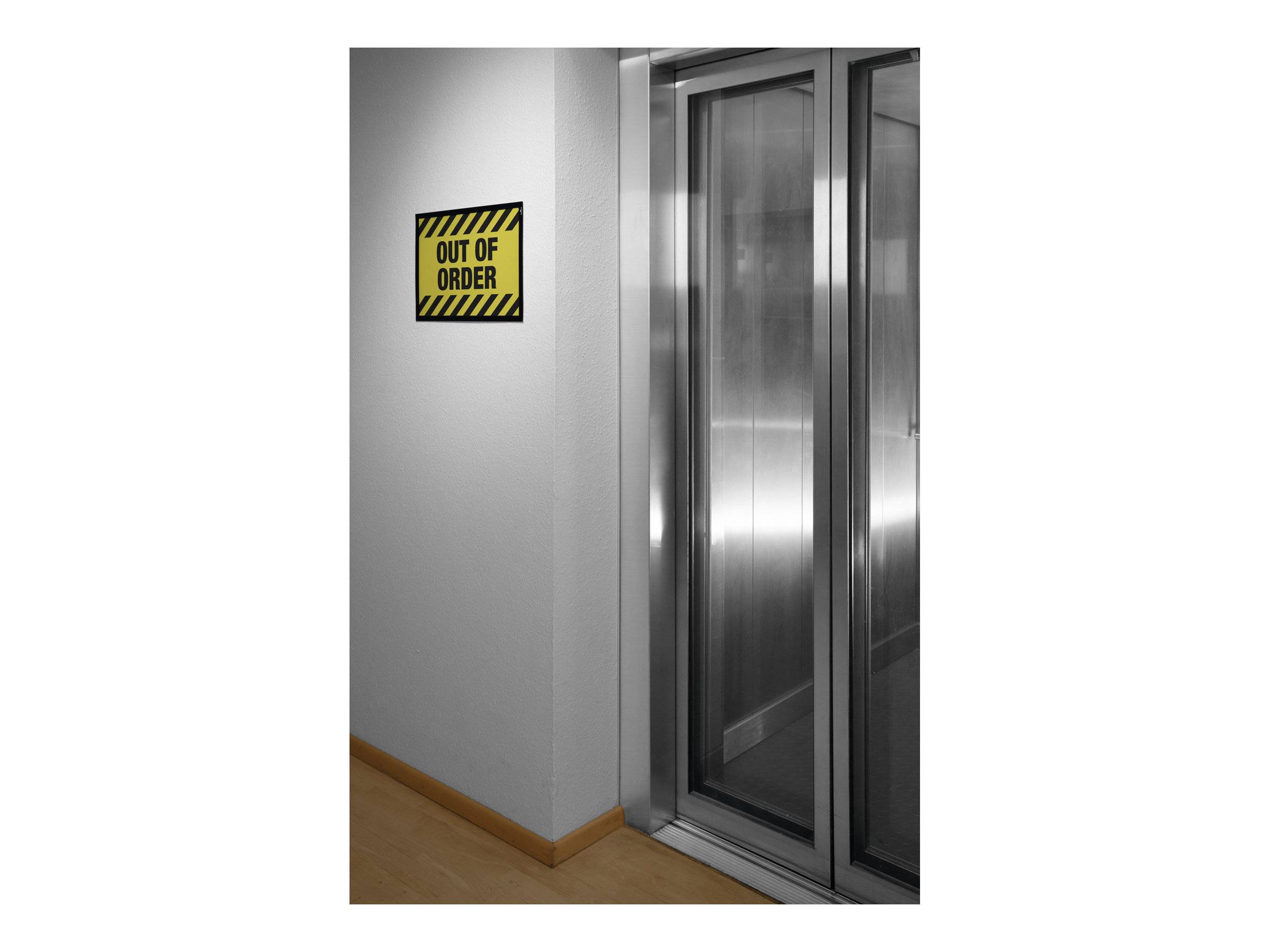 Duurzaam Duraframe-behang A3-infoframe zwart-0