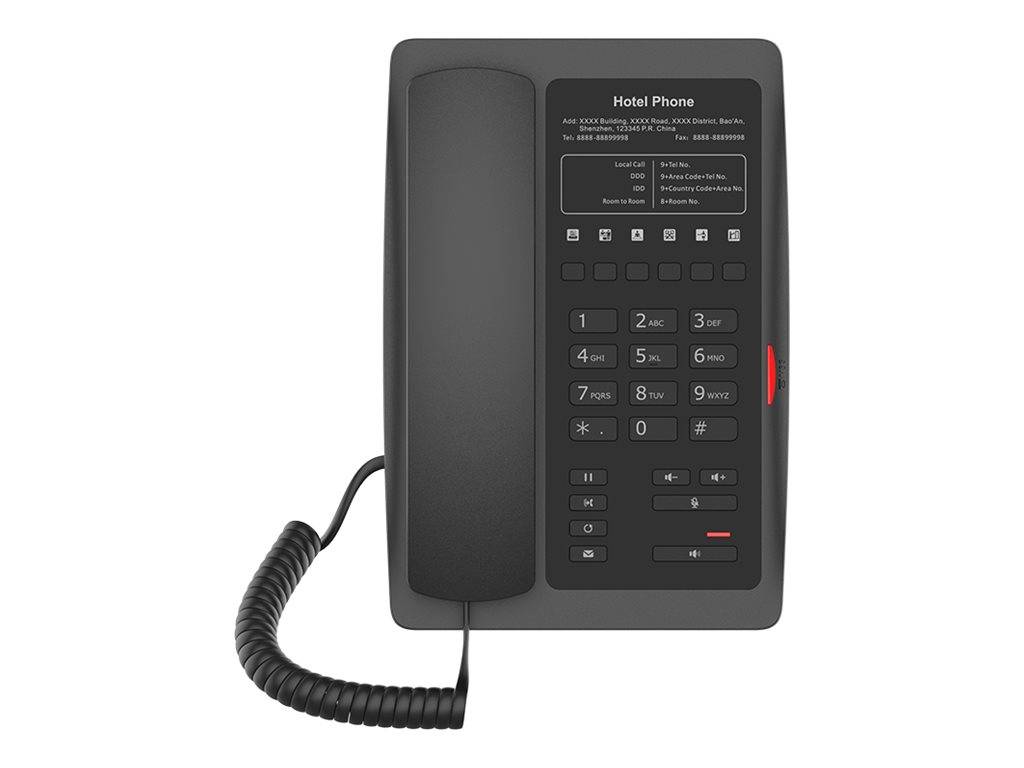 Fanvil Hotel Telefoon H3W zwart-0