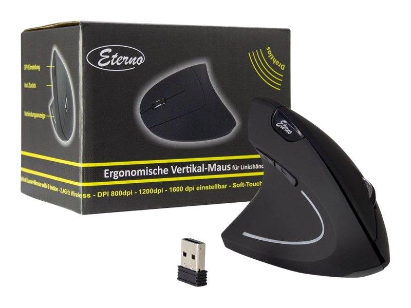 Inter-Tech verticale muis Eterno KM-206L-0