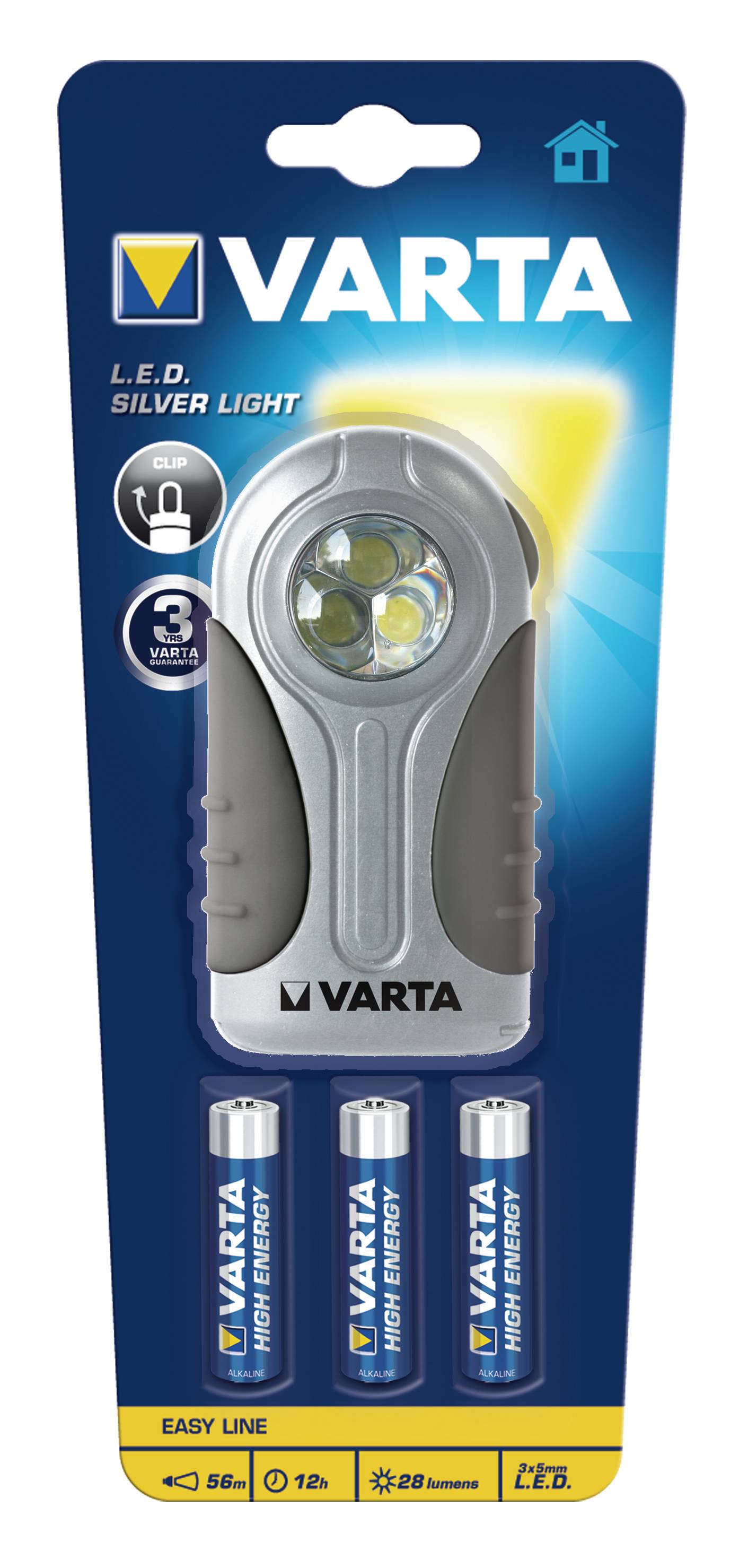 Varta 16647101421 VARTA Silver Light 3AAA met batt. Energielabel 2021 n.v.t.-4