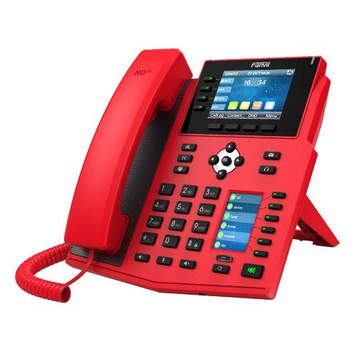 Fanvil IP-telefoon X5U-R rood V2-8