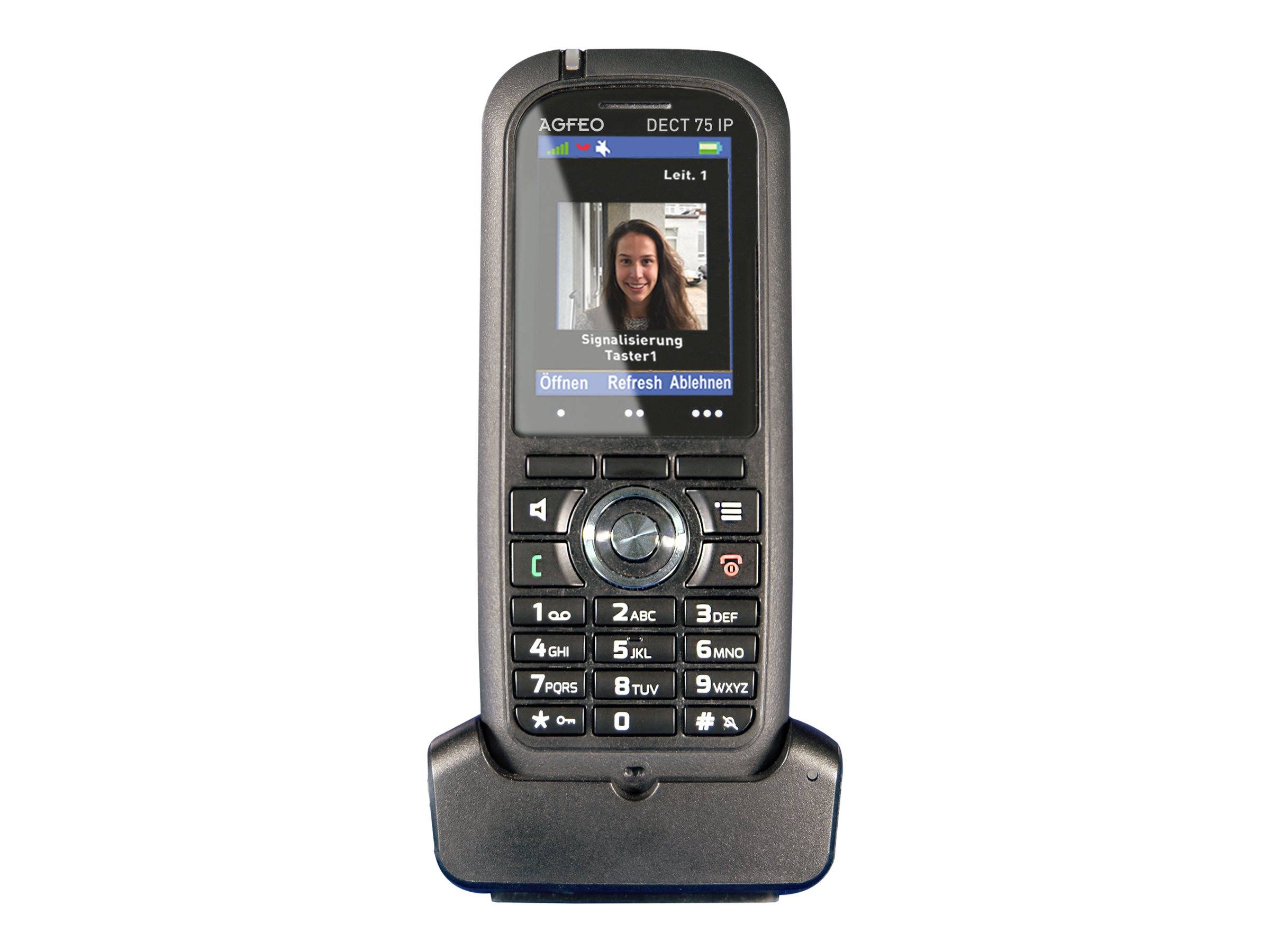Agfeo DECT-IP-Telefon DECT 75 IP sw-0