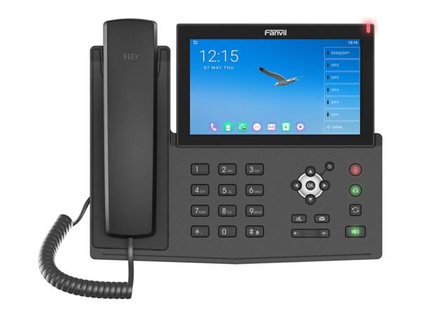 Fanvil X7A IP-telefoon Zwart 20 regels LCD Wifi