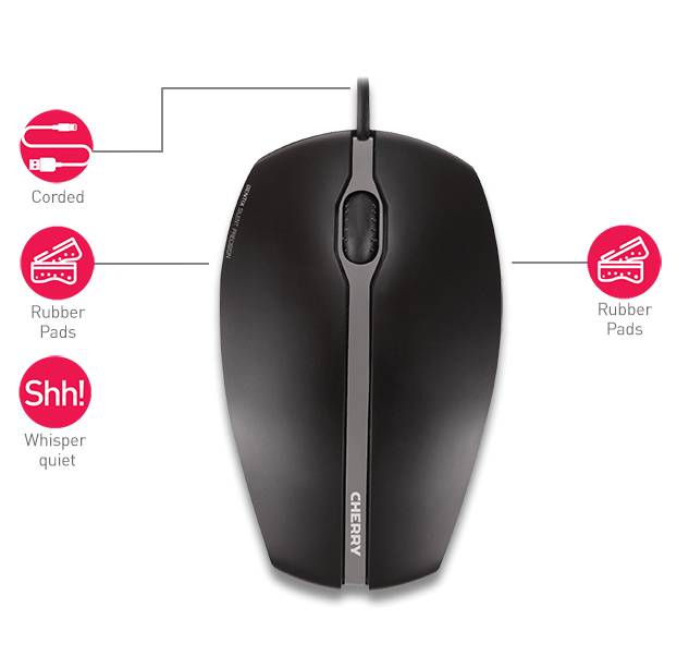 CHERRY GENTIX Silent Muis-8