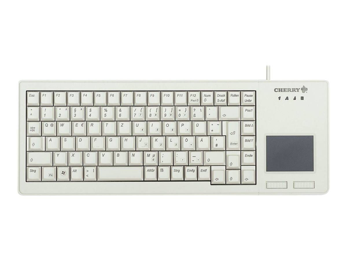 CHERRY XS Touchpad toetsenbord Universeel USB QWERTZ Duits Grijs-0