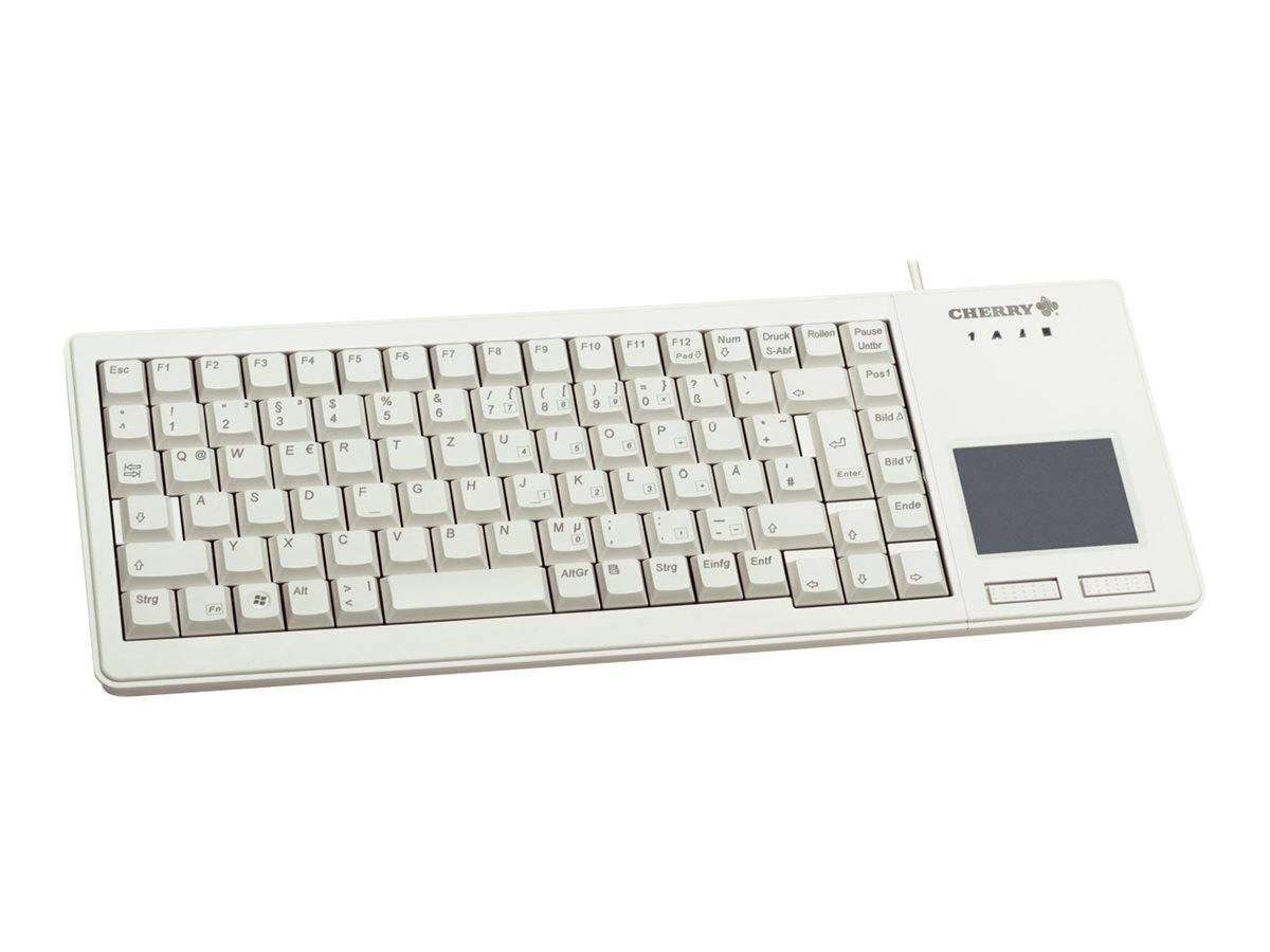 CHERRY XS Touchpad toetsenbord Universeel USB QWERTZ Duits Grijs-7