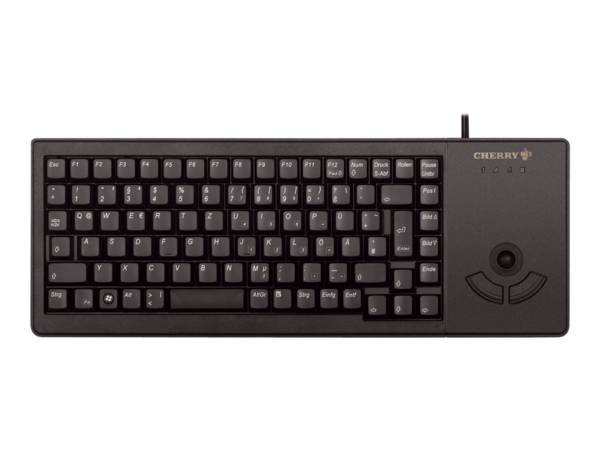 CHERRY TAS G84-5400 Trackball met USB-aansluiting, DE-layout, zwart
