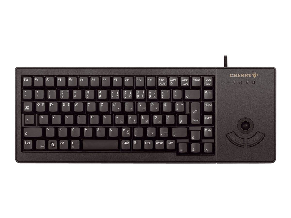 CHERRY TAS G84-5400 Trackball met USB-aansluiting, DE-layout, zwart-0