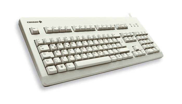 CHERRY TAS G80-3000 Bedrade DE lay-out lichtgrijs BLAUWE SCHAKELAAR-7