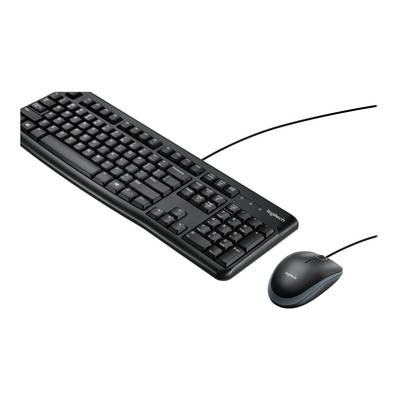 Logitech MK120 Set met toetsenbord en muis USB  QWERTY, Engels Zwart