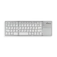MediaRange draadloos toetsenbord 63 Ta. Opvouwbaar touchscreen DE zilver-3
