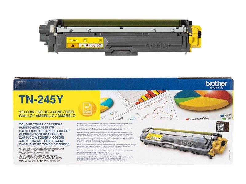 Brother Origineel Tonercassette TN-245Y vervangt Brother TN-245Y Geel-5