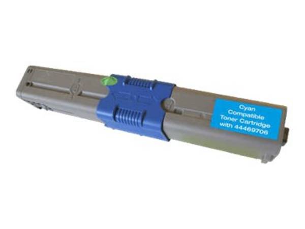 Peach toner OKI C310/510 44469706 module cyaan compatibel