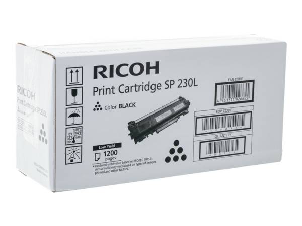 Ricoh Toner SP 230 zwart 1200 pagina's 408295