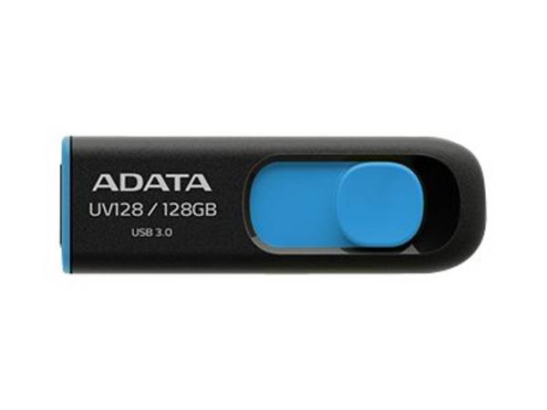 ADT ADATA DashDrive UV128 128GB USB flash drive USB Type-A 3.2 Gen 1 (3.1 Gen 1) Zwart, Blauw