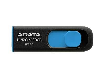ADT ADATA DashDrive UV128 128GB USB flash drive USB Type-A 3.2 Gen 1 (3.1 Gen 1) Zwart, Blauw-0