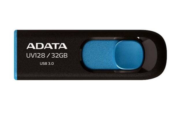 ADT ADATA DashDrive UV128 128GB USB flash drive USB Type-A 3.2 Gen 1 (3.1 Gen 1) Zwart, Blauw-4