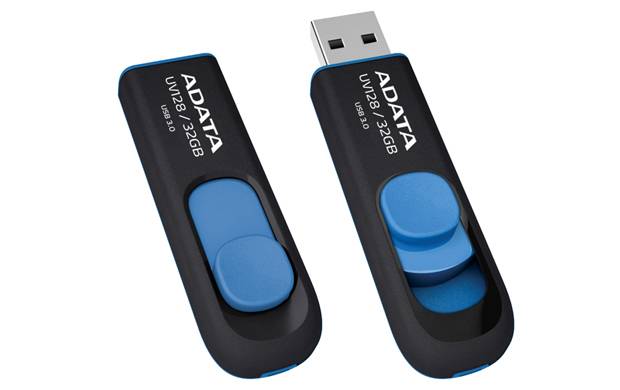 ADT ADATA DashDrive UV128 128GB USB flash drive USB Type-A 3.2 Gen 1 (3.1 Gen 1) Zwart, Blauw-5
