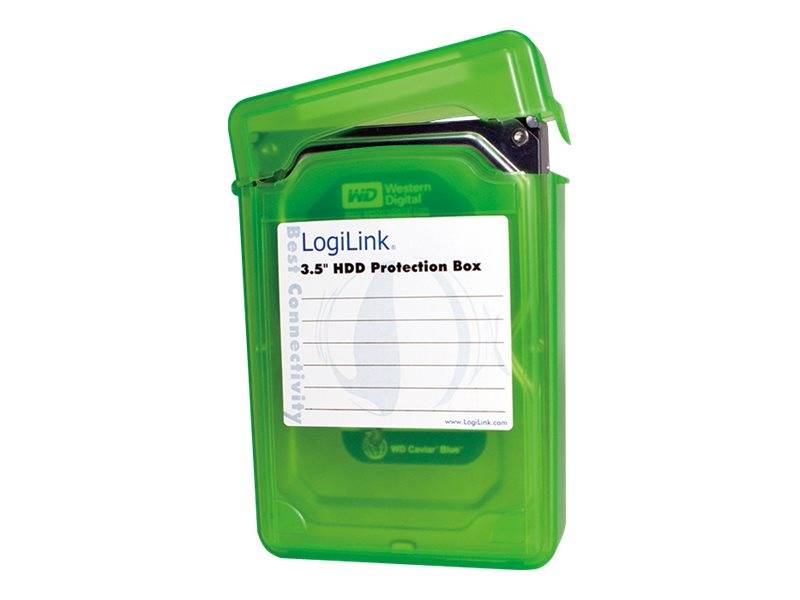 LOGILINK UA0133G Behuizing voor schijven: 3,5"; plastic; groen - 1 stuk-0