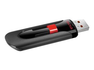 Conrad SanDisk Cruzer® Glide™ USB-stick 128 GB Zwart SDCZ60-128G-B35 USB 2.0 aanbieding