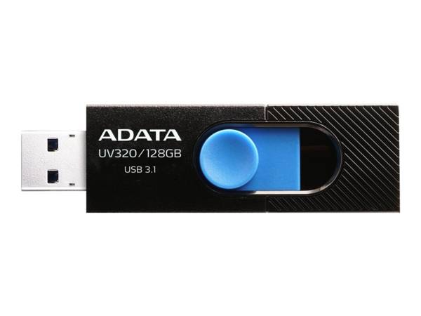 ADATA 64 GB, USB 3.1, 7,9 g, zwart/blauw
